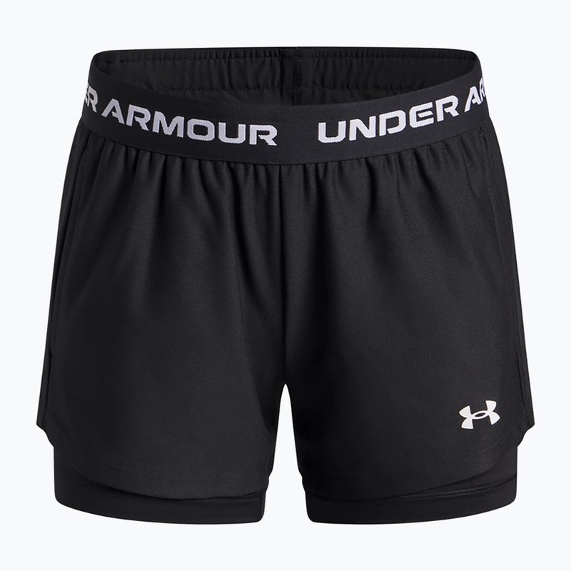 Spodenki treningowe dla dzieci Under Armour UA Tech Play Up 2IN1 Shorts black/black/white