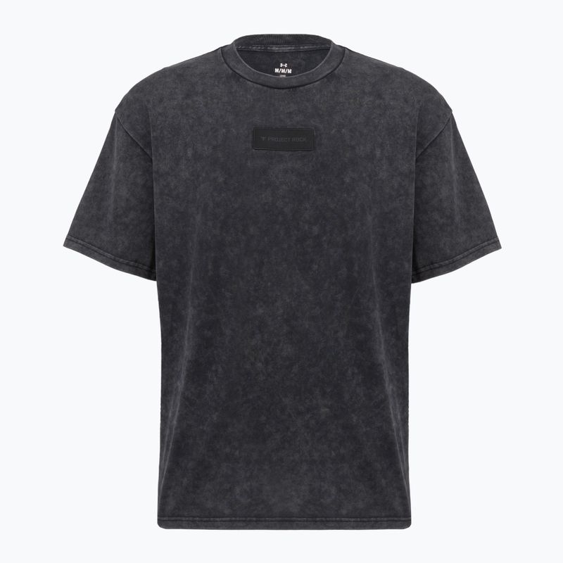 Koszulka treningowa męska Under Armour Project Rock Heavyweight Oversized black