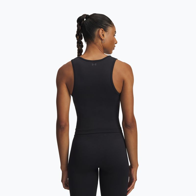 Koszulka treningowa damska Under Armour Project Rock Seamless black/anthracite 2