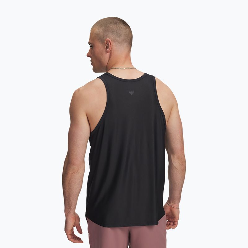 Koszulka treningowa męska Under Armour Project Rock Iso Chill Tank black/anthracite 2