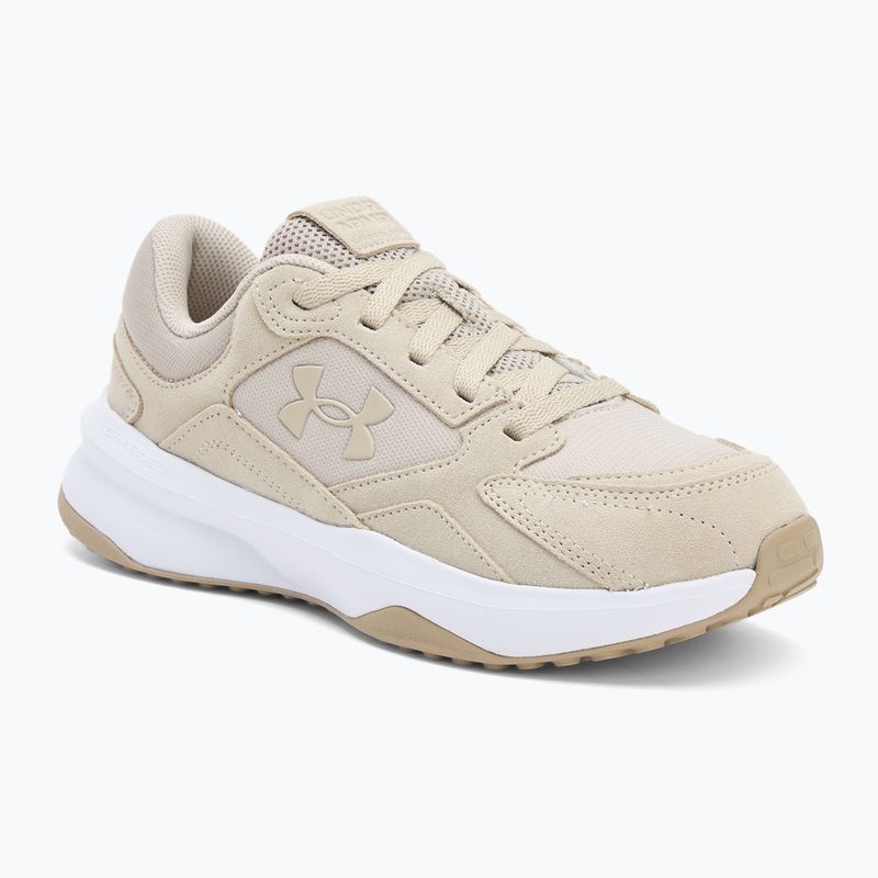 Buty treningowe meskie Under Armour Edge Suede khaki base/white/khaki base