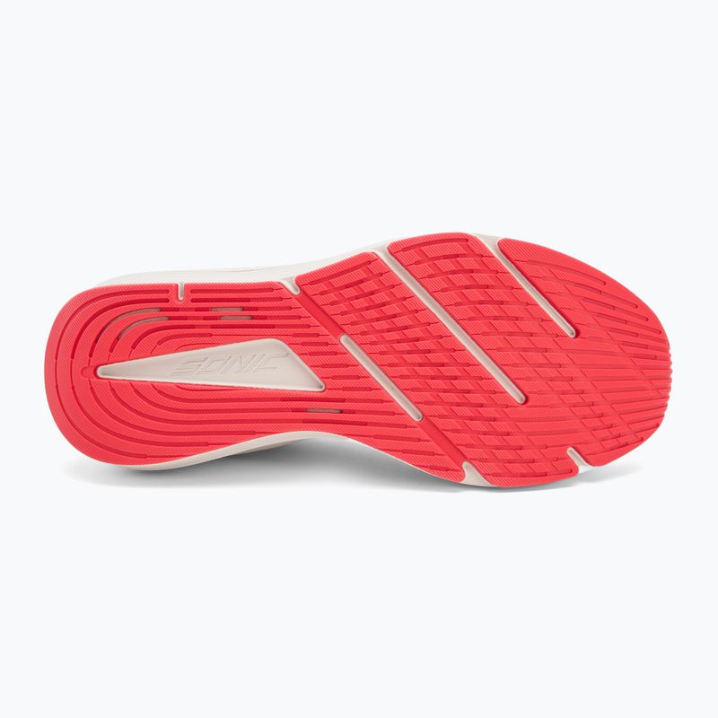 Buty do biegania męskie Under Armour Sonic 7 summit white/khaki base/racer red 4