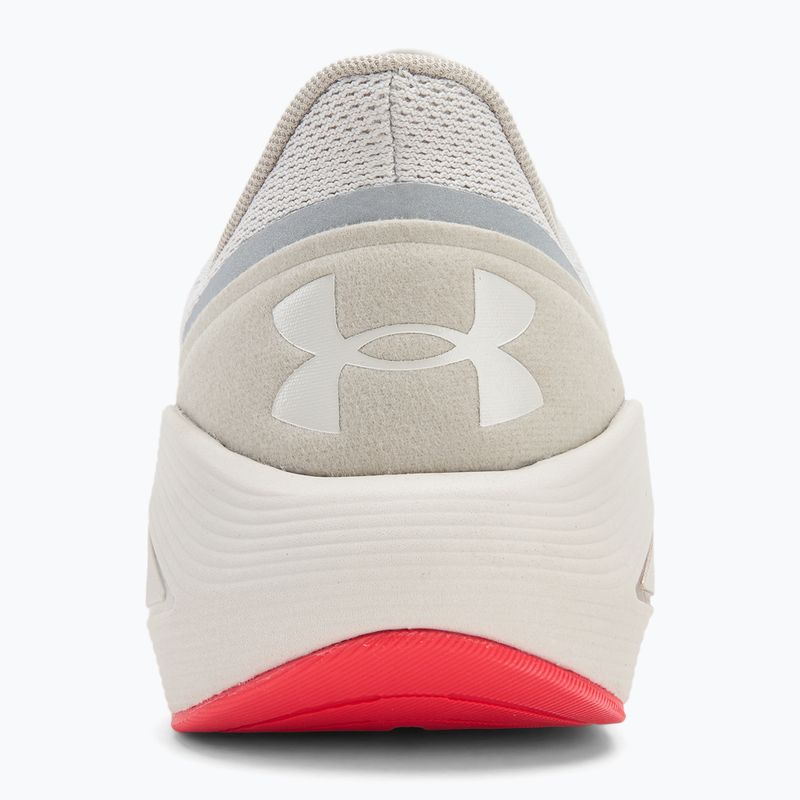 Buty do biegania męskie Under Armour Sonic 7 summit white/khaki base/racer red 6