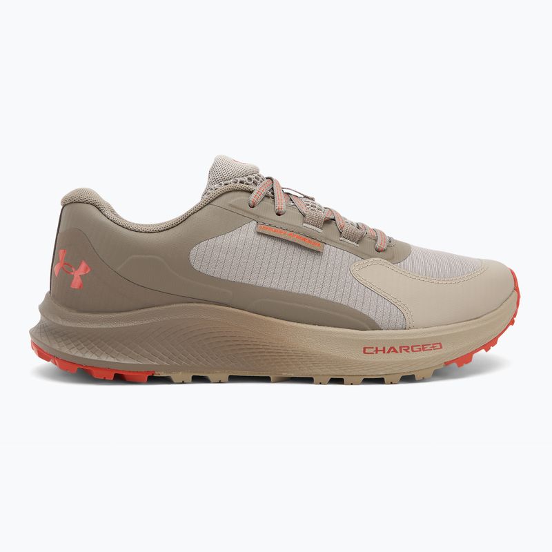 Buty do biegania męskie Under Armour Charged Bandit Trail 3 timberwolf taupe/taupe dusk/surplus orange 2