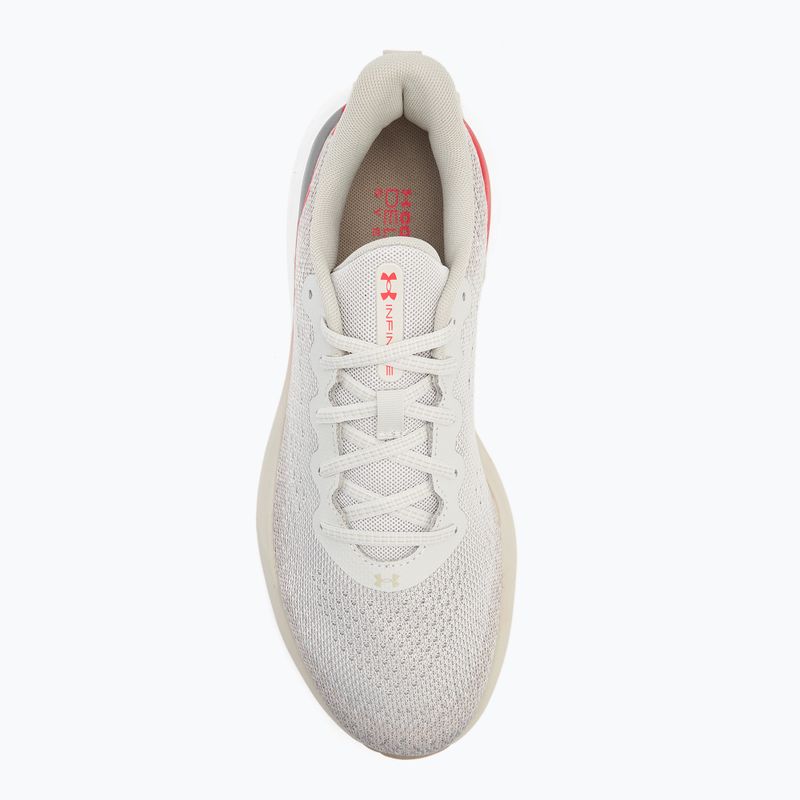 Buty do biegania męskie Under Armour Infinite summit white/khaki base/racer red 5