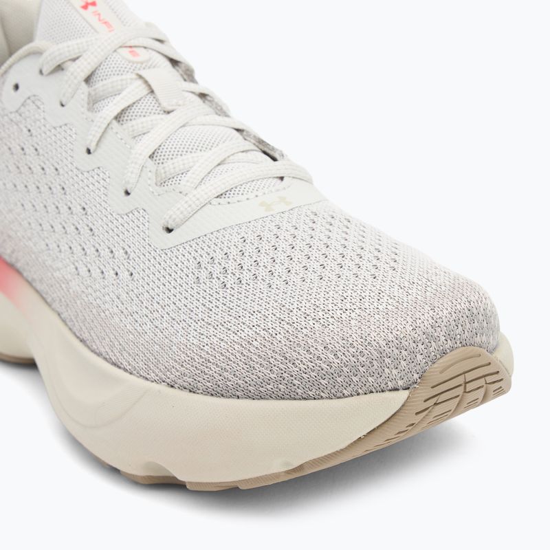 Buty do biegania męskie Under Armour Infinite summit white/khaki base/racer red 7