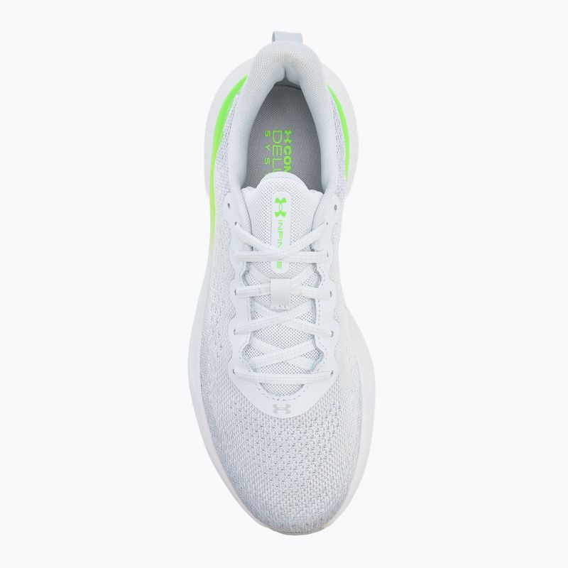Buty do biegania męskie Under Armour Infinite distant gray/halo gray/hyper green 5