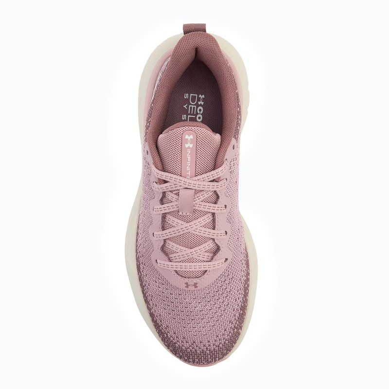 Buty do biegania damskie Under Armour Infinite tourmaline pink/maroon mist/summit white 4