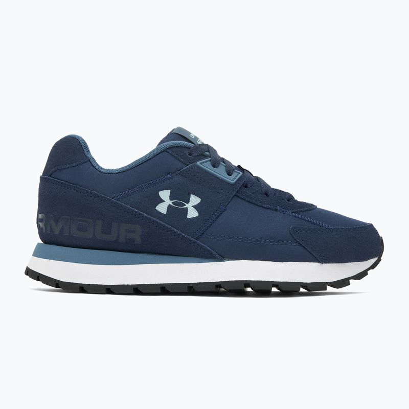Buty treningowe męskie Under Armour Essential Runner washed navy/nu blue/blue calm 2