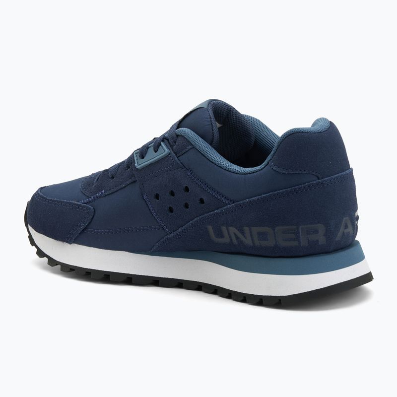 Buty treningowe męskie Under Armour Essential Runner washed navy/nu blue/blue calm 3