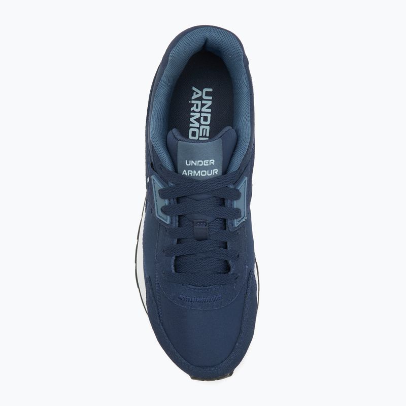 Buty treningowe męskie Under Armour Essential Runner washed navy/nu blue/blue calm 5