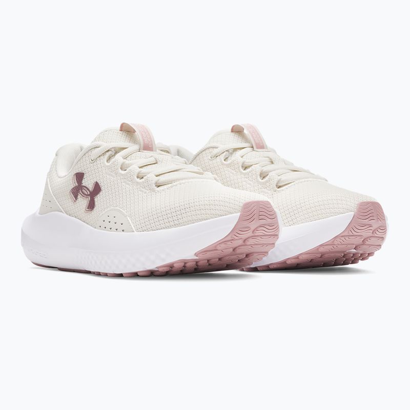 Buty do biegania damskie Under Armour Charged Surge 4 summitwhite/touralinepink/metalltourmalinepink 2