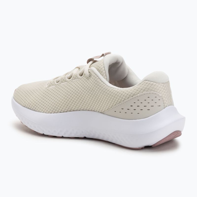 Buty do biegania damskie Under Armour Charged Surge 4 summitwhite/touralinepink/metalltourmalinepink 3