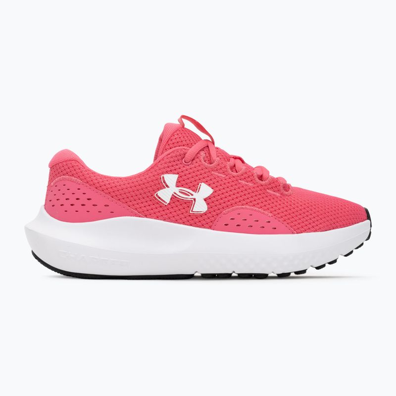 Buty do biegania damskie Under Armour Charged Surge 4 super pink/super pink/white 2