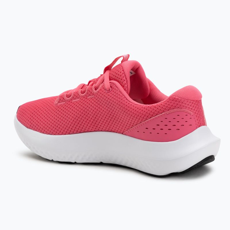 Buty do biegania damskie Under Armour Charged Surge 4 super pink/super pink/white 3