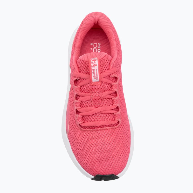 Buty do biegania damskie Under Armour Charged Surge 4 super pink/super pink/white 5