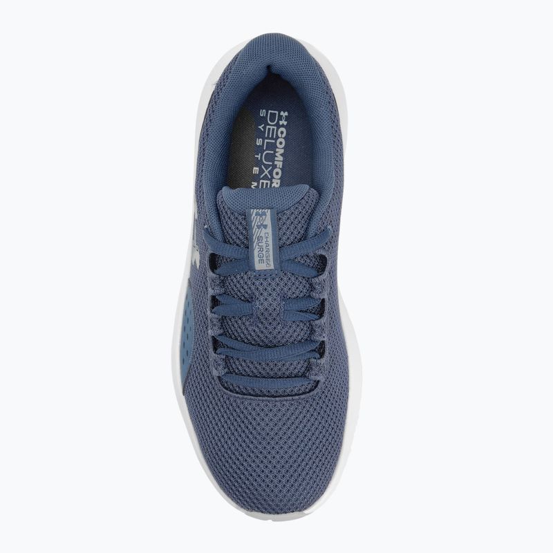 Buty do biegania damskie Under Armour Charged Surge 4 washed navy/blue calm/metallic blue calm 5