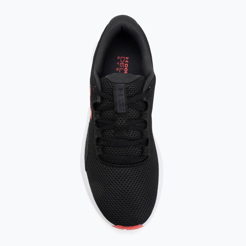 Buty do biegania męskie Under Armour Charged Surge 4 black/anthracite/racer red 5