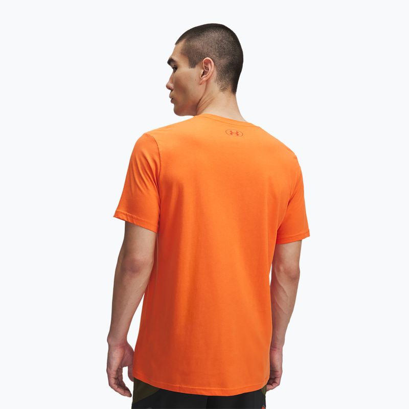 Koszulka treningowa męska Under Armour GL Foundation Update orange base/surplus orange/squad orange 2