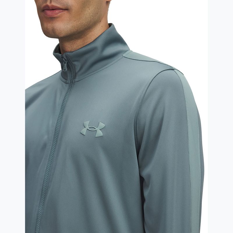 Dres męski Under Armour UA Knit Track Suit jasper blue/serpentine/serpentine 3
