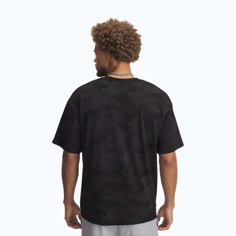 Koszulka treningowa męska Under Armour HTW Athletic Dept AOP black/white 2