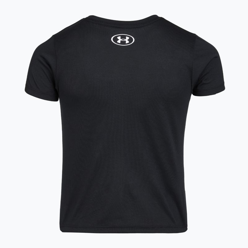 Koszulka treningowa dziecięca Under Armour Tech SSC SS black/white 2