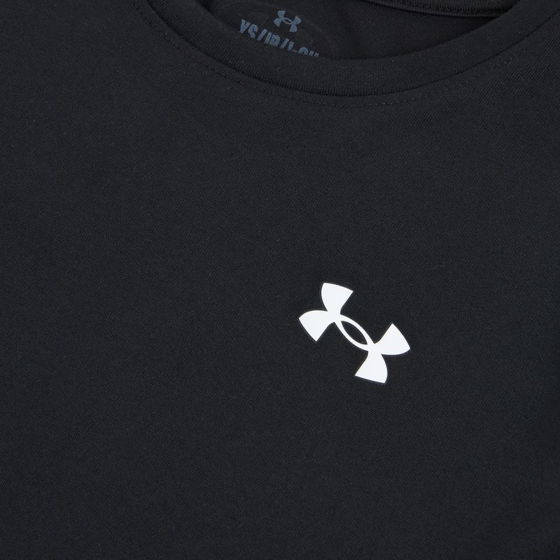 Koszulka treningowa dziecięca Under Armour Tech SSC SS black/white 3