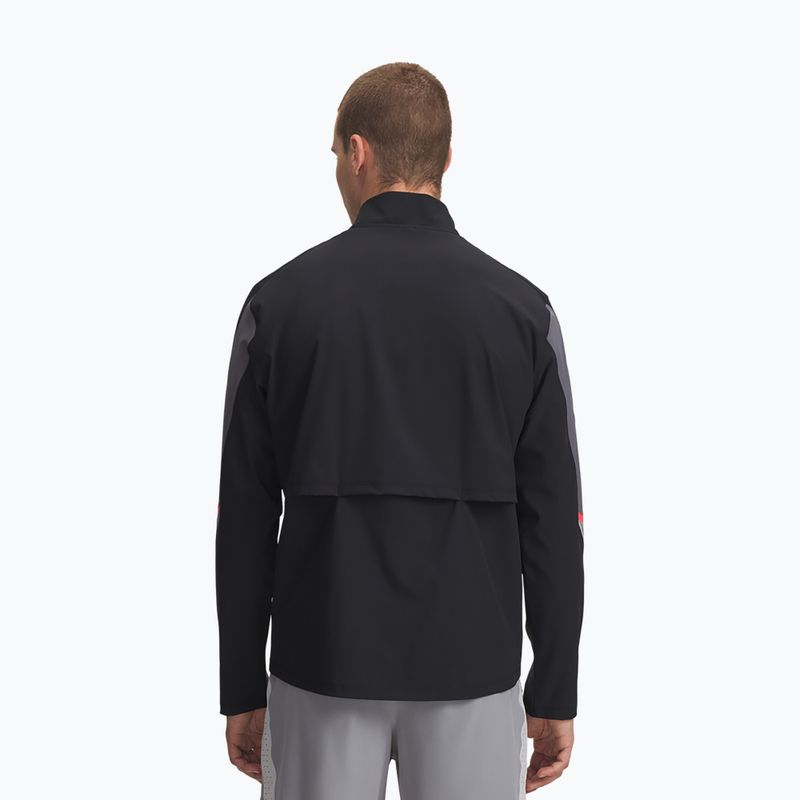Kurtka do biegania męska Under Armour Velociti Storm black/castlerock/reflective 2