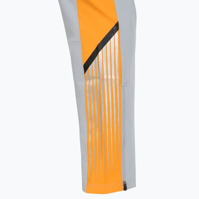 Spodnie do biegania męskie Under Armour Velociti Storm mod gray/squad orange/reflective 4