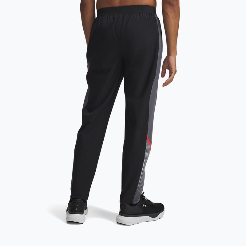 Spodnie do biegania męskie Under Armour Velociti Storm black/castlerock/reflective 3