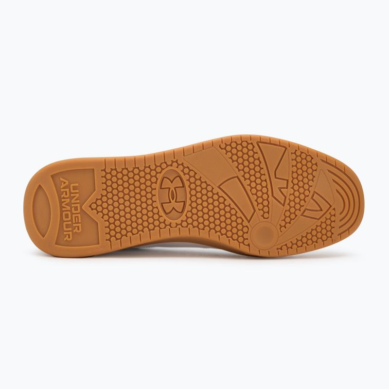 Buty treningowe męskie Under Armour Official white/gum rubber/washed navy 4