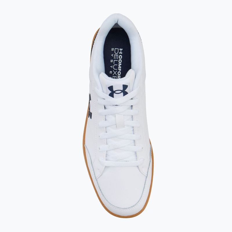 Buty treningowe męskie Under Armour Official white/gum rubber/washed navy 5