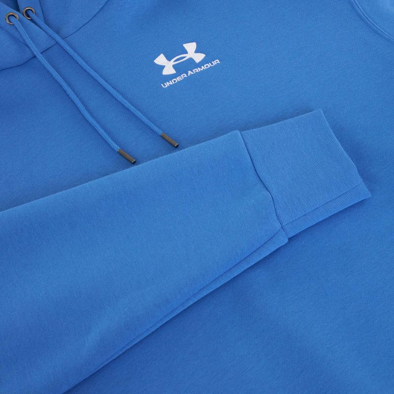 Bluza damska Under Armour Icon Fleece Hoodie blue atlantis/white 6