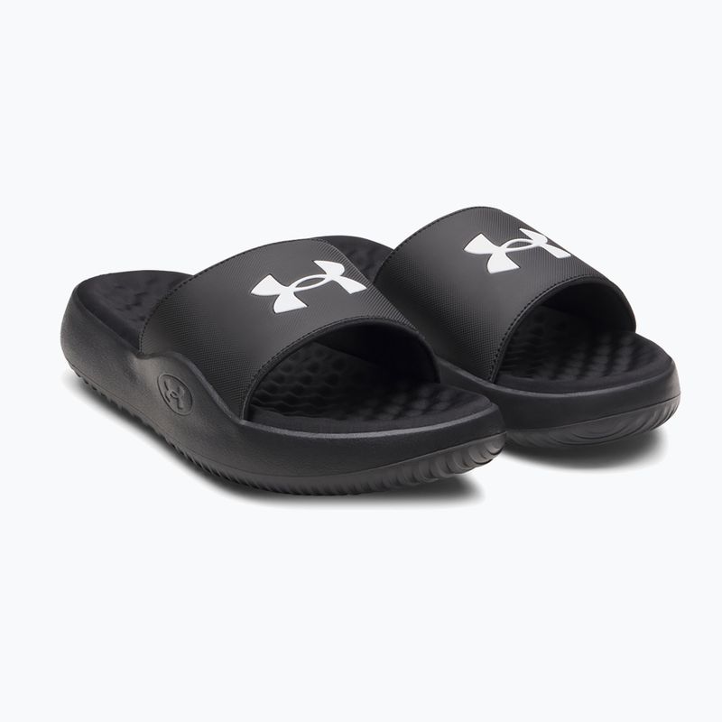 Klapki męskie Under Armour Ignite Pro 8 Fix black/black/white 3