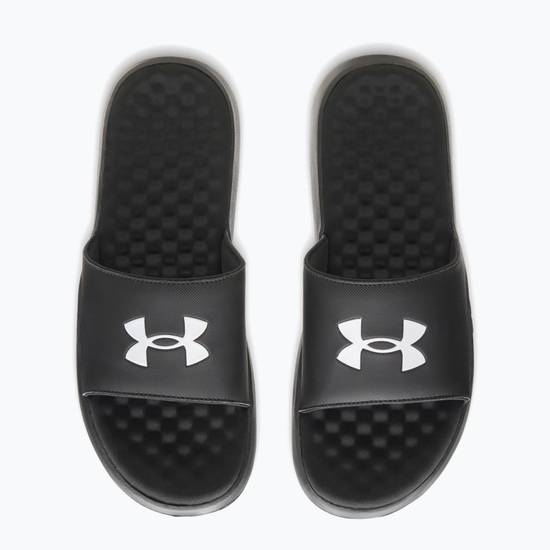 Klapki męskie Under Armour Ignite Pro 8 Fix black/black/white 5