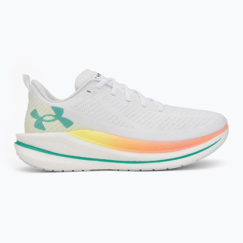 Buty do biegania damskie Under Armour Velociti SPD white/orange bloc/metallic silver 2