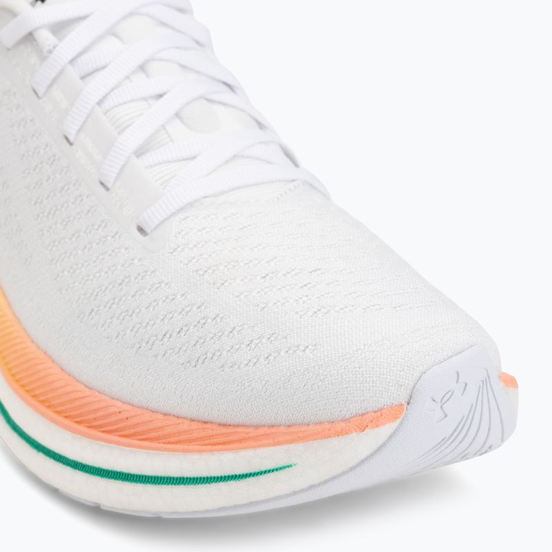 Buty do biegania damskie Under Armour Velociti SPD white/orange bloc/metallic silver 7