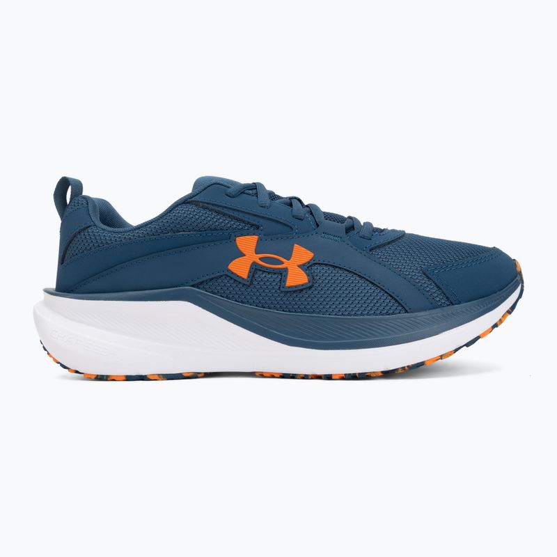 Buty do biegania męskie Under Armour Assert 11 wham blue/hyper green/white 2