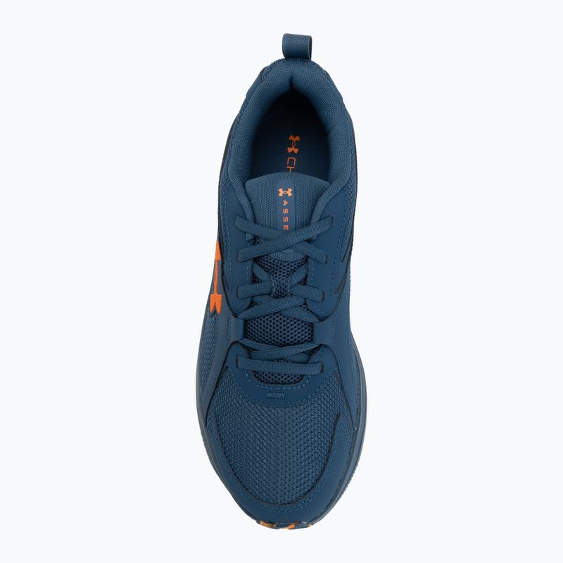 Buty do biegania męskie Under Armour Assert 11 wham blue/hyper green/white 5