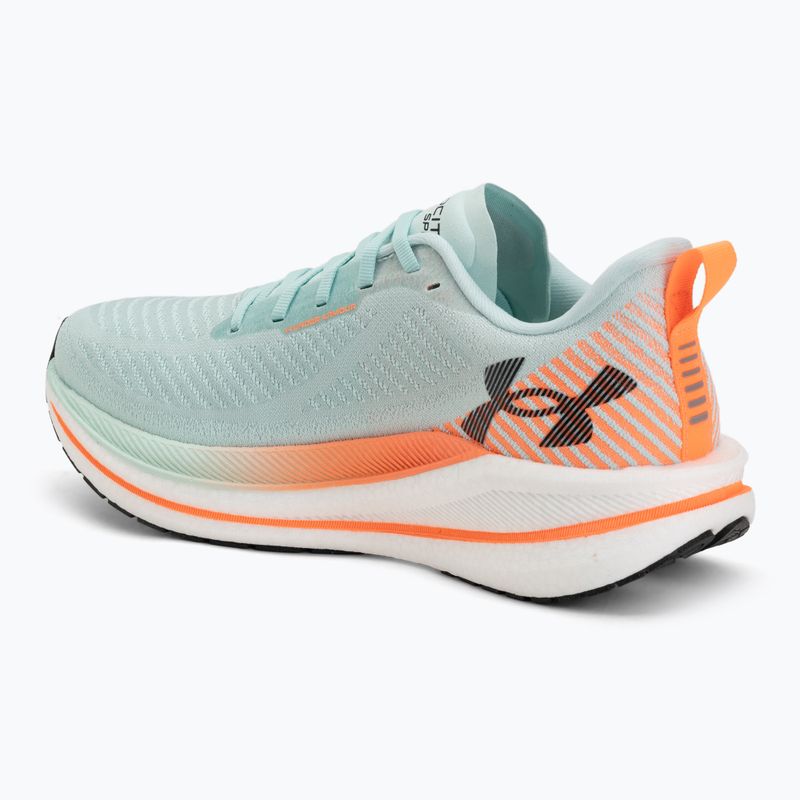 Buty do biegania męskie Under Armour Velociti SPD refresh mint/electric tangerine/mod gray 3