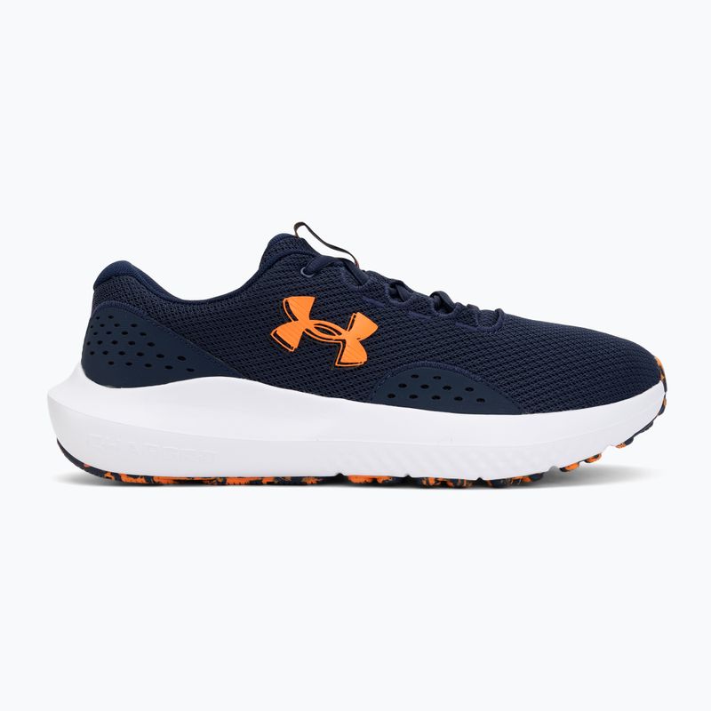 Buty do biegania męskie Under Armour Charged Surge 4 midnight navy/midnight navy/white 2