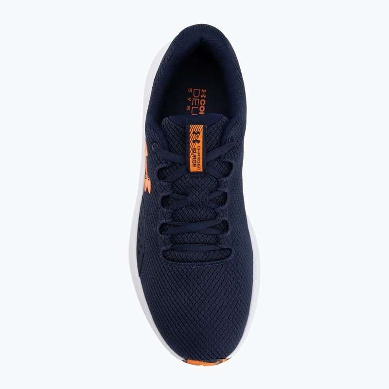 Buty do biegania męskie Under Armour Charged Surge 4 midnight navy/midnight navy/white 5