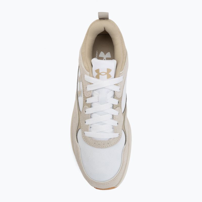 Buty treningowe męskie Under Armour Mirage Sport summit white/white/desert sand 5