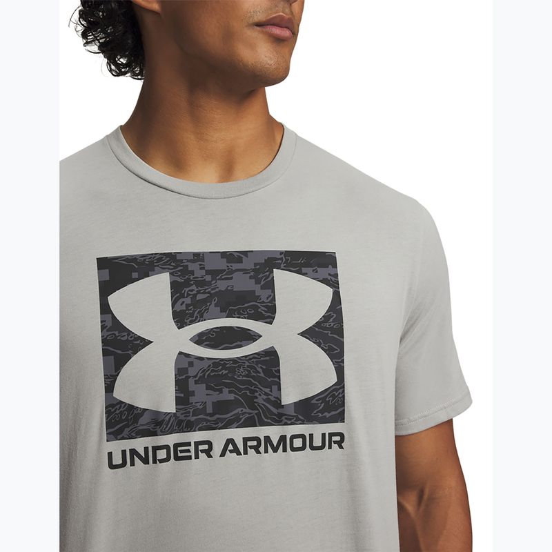 Koszulka treningowa męska Under Armour ABC Camo Boxed Logo titanium/black 3