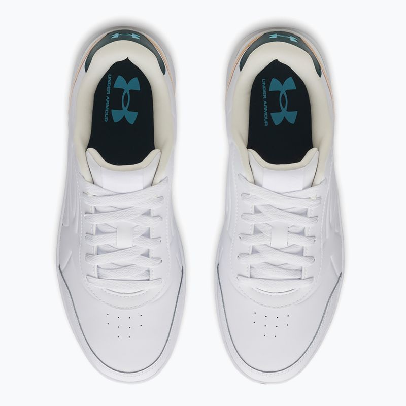 Buty treningowe męskie Under Armour Motion white/arden green/fresco blue 4