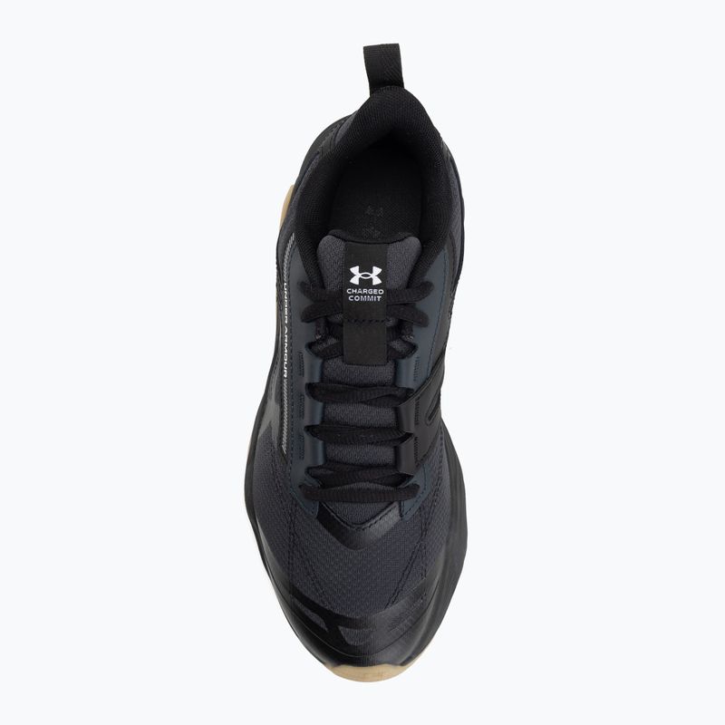 Buty treningowe męskie Under Armour Charged Commit TR 5 anthracite/black/black 5