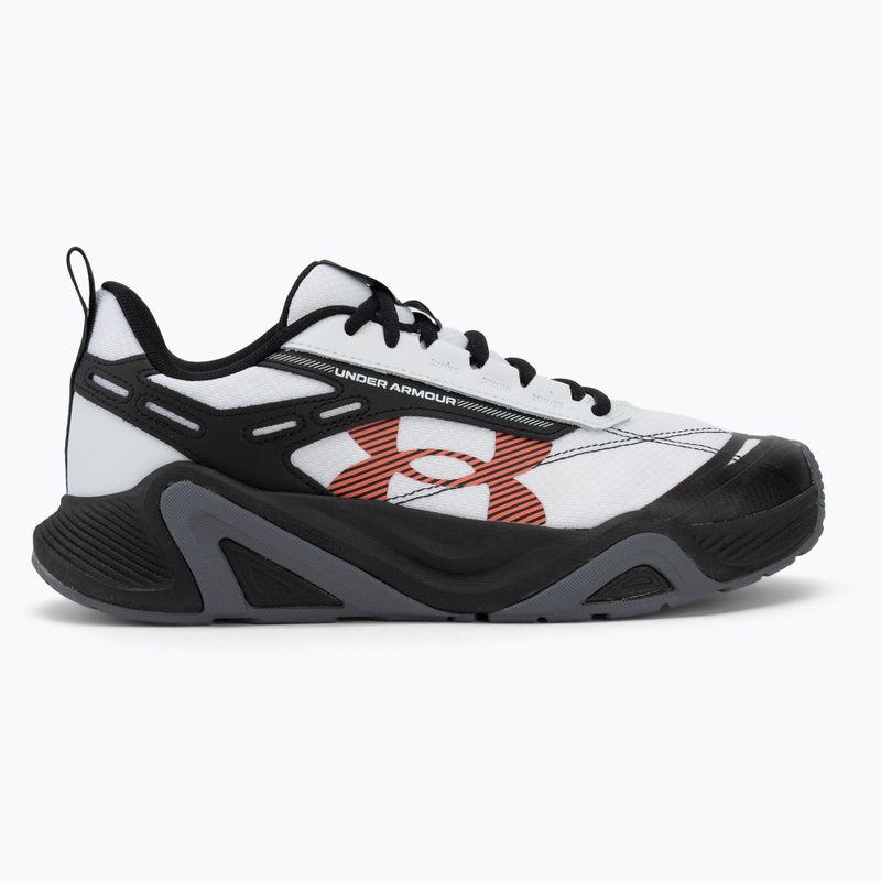 Buty treningowe męskie Under Armour Charged Commit TR 5 white/black/venom red 2