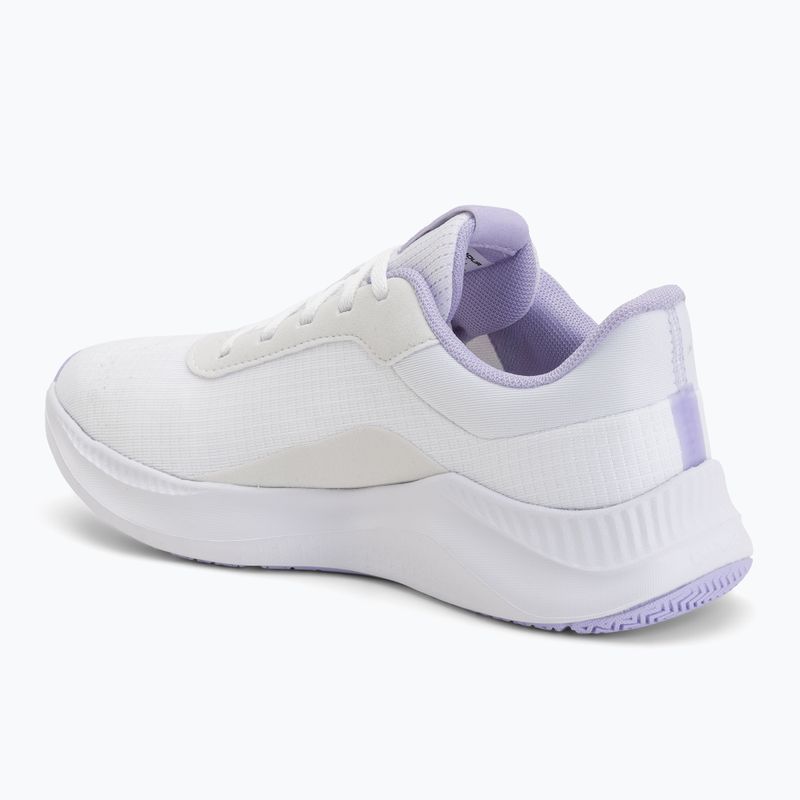 Buty treningowe damskie Under Armour Aurora 3 white/white/purple crest 3