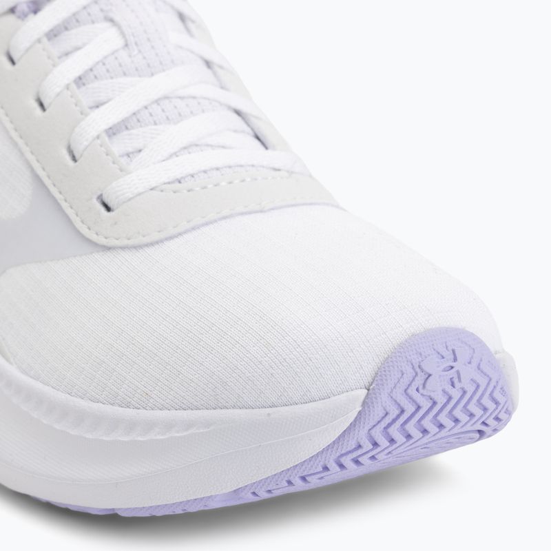 Buty treningowe damskie Under Armour Aurora 3 white/white/purple crest 7
