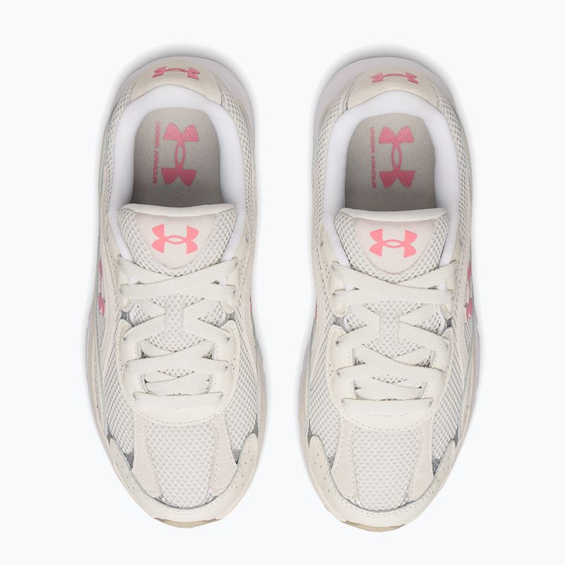Buty treningowe damskie Under Armour Tech Runner summit white/summit white/bittersweet pink 4